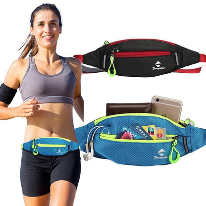 Outdoor Waterproof Nylon Sports Running Belt Waist Bag - MY STORE LIVING