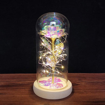 Eternal Rose LED Lights Led Lights String Forever In A Glass Unique Gifts - MyStoreLiving