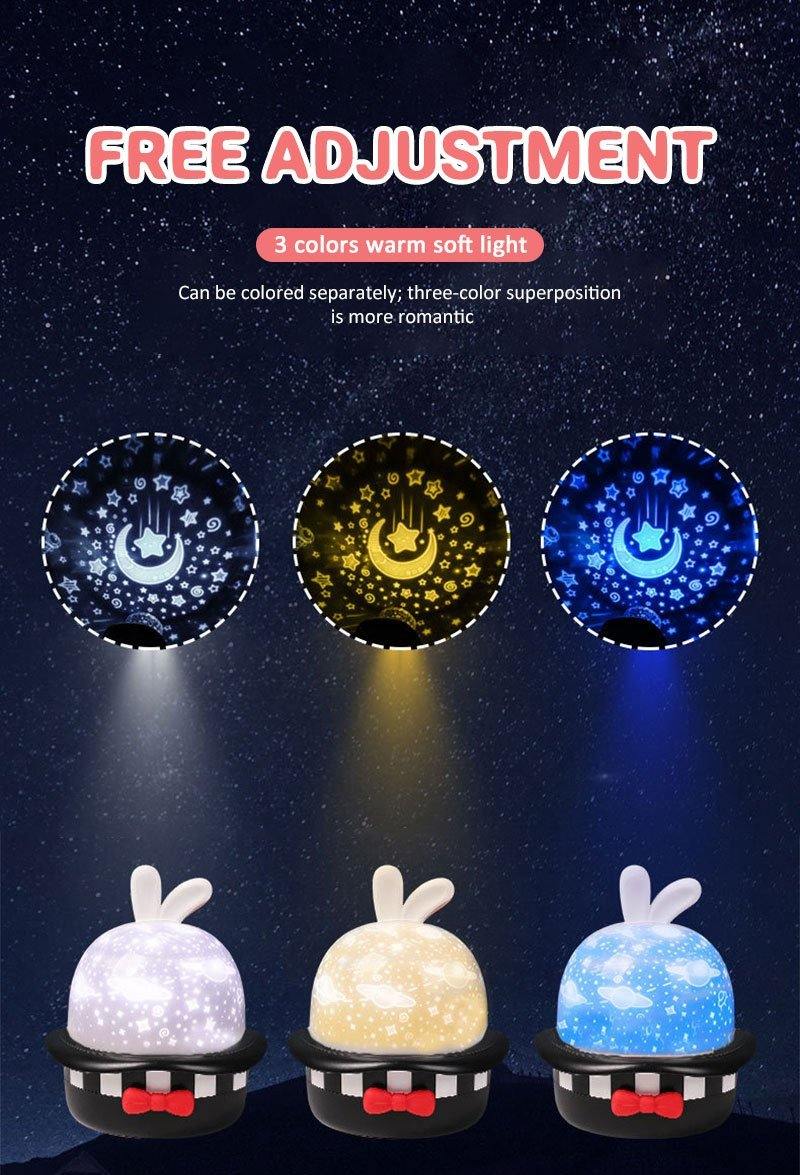 Magic Rabbit Starry Sky Projection Lamp - MY STORE LIVING