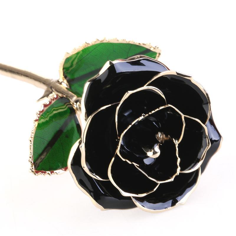 Blooming Lacquered 24K Gold Roses Plated Real Rose Birthday- Valentine's Day -Anniversary Gift - MyStoreLiving