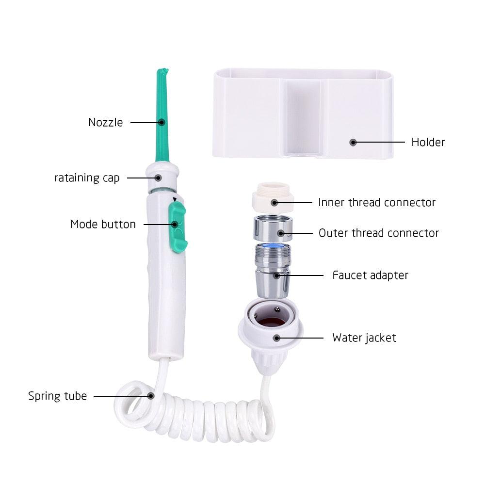 Water Dental Flosser Faucet Oral Irrigator Floss Dental Irrigator - MyStoreLiving