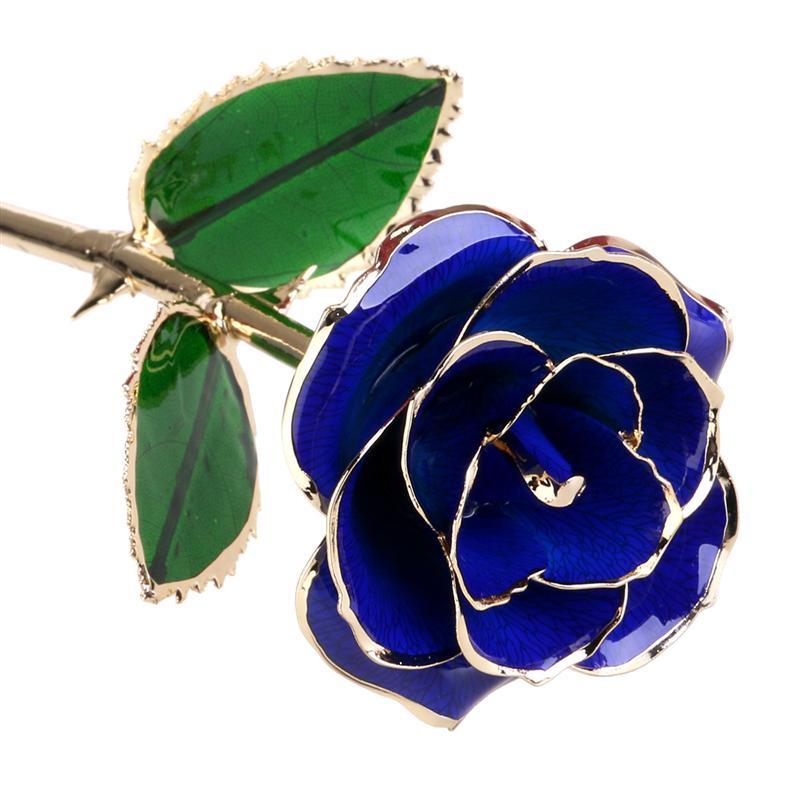 Blooming Lacquered 24K Gold Roses Plated Real Rose Birthday- Valentine's Day -Anniversary Gift - MyStoreLiving