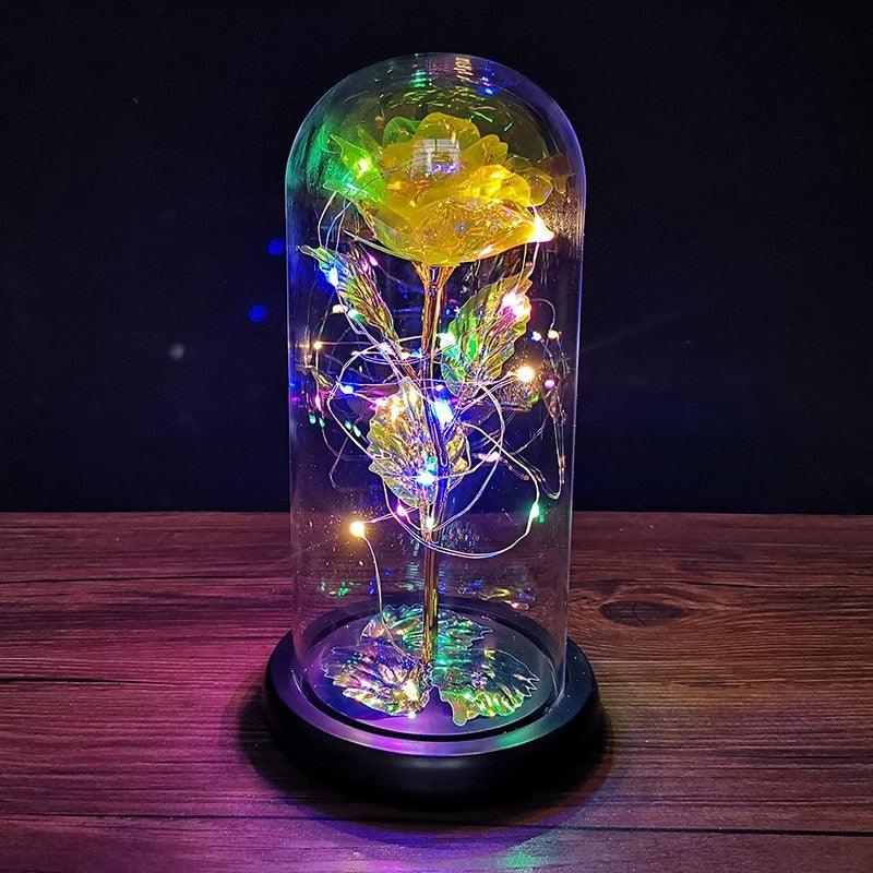 Eternal Rose LED Lights Led Lights String Forever In A Glass Unique Gifts - MyStoreLiving