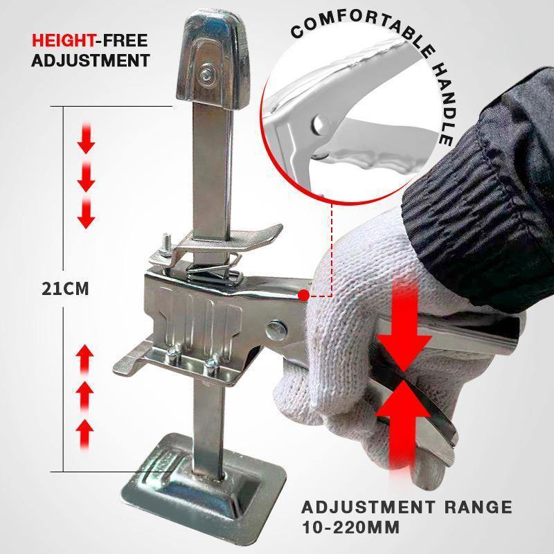 Labor-Saving Lifter Pirate Arm Leveling Lifter Auxiliary Tool Floor Tile Wall Positioning Adjustable Height Regulator Hand Tools - MY STORE LIVING