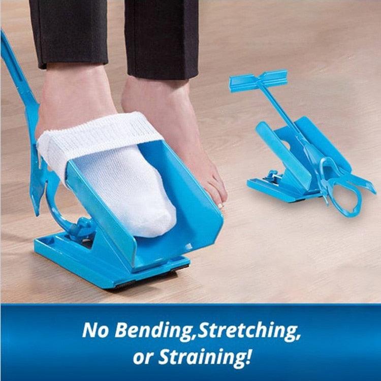 Sock Slider Easy On Off Sock Aid Kit Shoe Horn Pain Free No Bending Convenient - MyStoreLiving