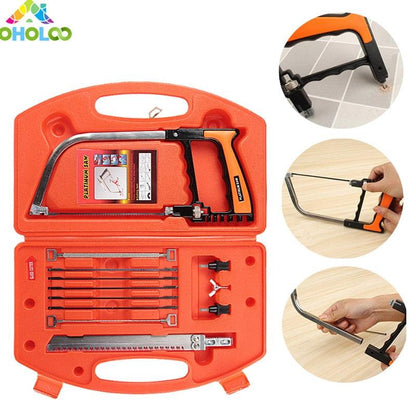 Multifunctional Handsaw Set Woodworking Universal Hand Saw 11 in 1 Mini Hacksaw - MyStoreLiving