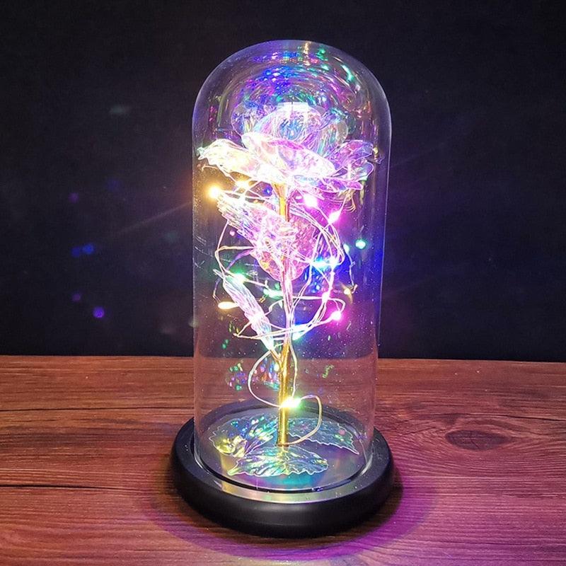 Eternal Rose LED Lights Led Lights String Forever In A Glass Unique Gifts - MyStoreLiving