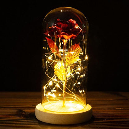 Eternal Rose LED Lights Led Lights String Forever In A Glass Unique Gifts - MyStoreLiving