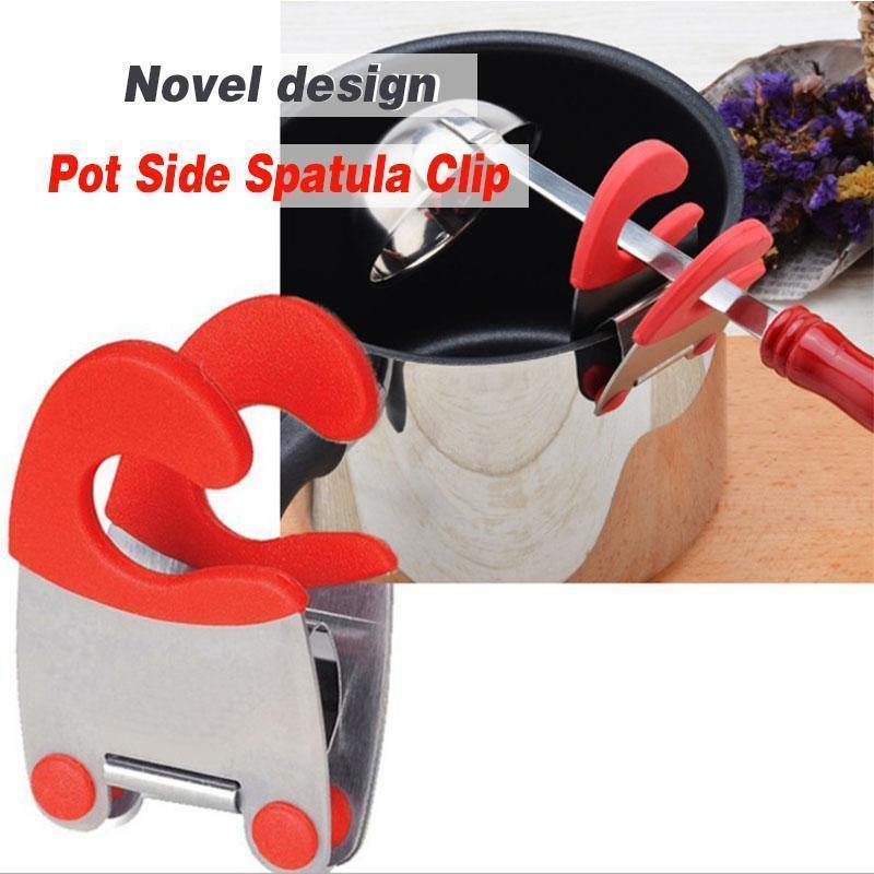 Spatula Holder Pot Clip - MY STORE LIVING