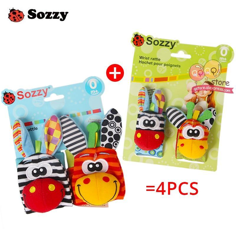 Sozzy Baby Rattle Toys 4 piece - MY STORE LIVING