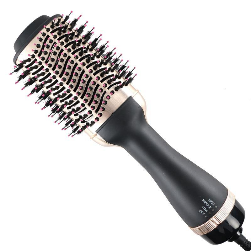 Professional One Step Hair Dryer Brush Multifunctional Hair Styling Tools Hair Straighter And Curler Blowout Dryer - MY STORE LIVING