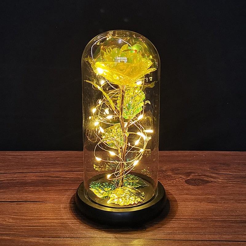 Eternal Rose LED Lights Led Lights String Forever In A Glass Unique Gifts - MyStoreLiving