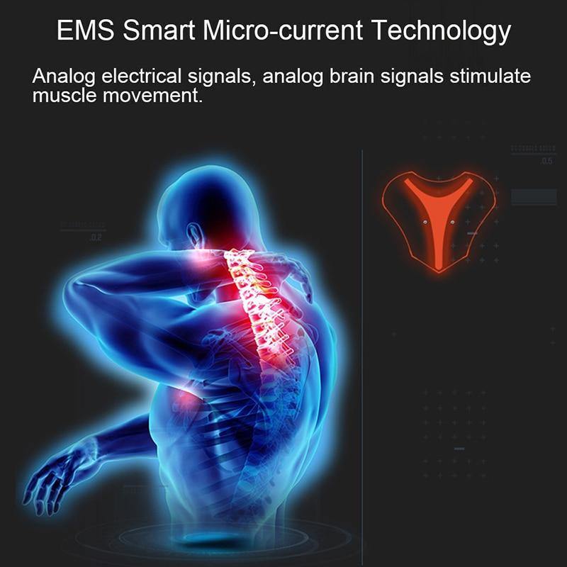 Portable Electric EMS Neck Back Cervical Massager Muscle Stimulator Pain Relief - MY STORE LIVING