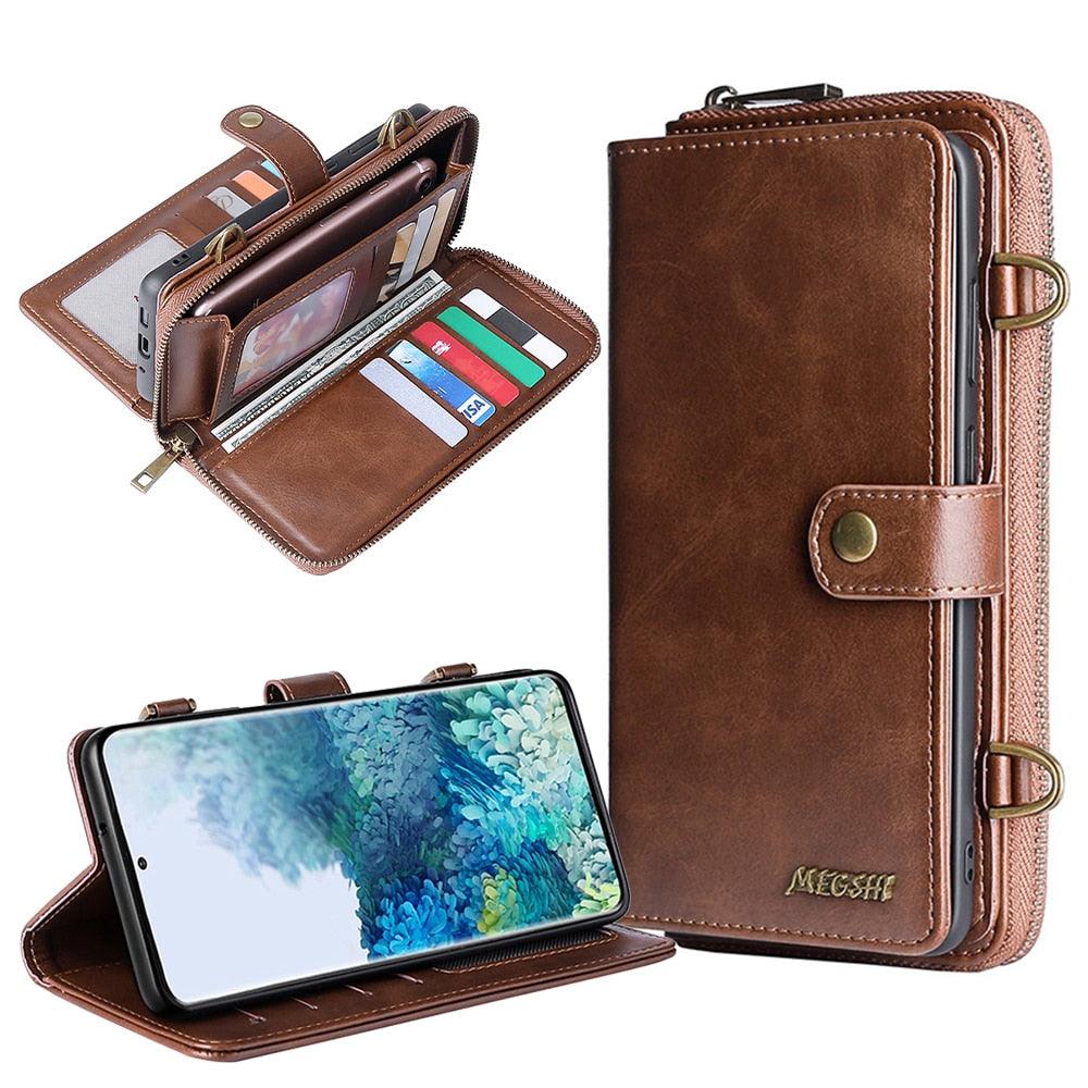 Detachable Wallet Leather Phone Case for Samsung Galaxy - MyStoreLiving