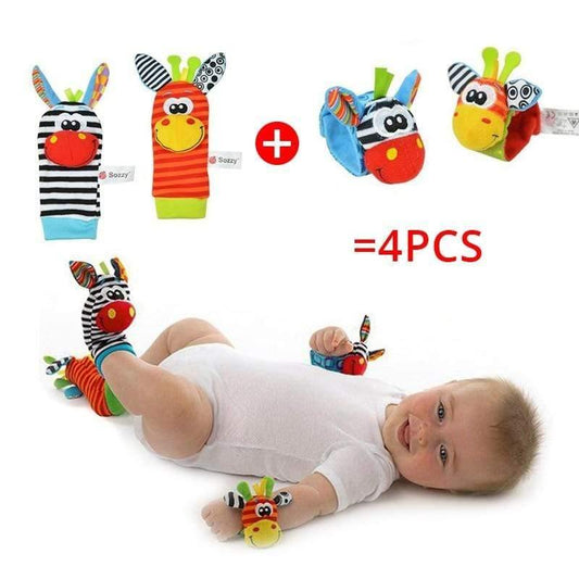 Sozzy Baby Rattle Toys 4 piece - MY STORE LIVING