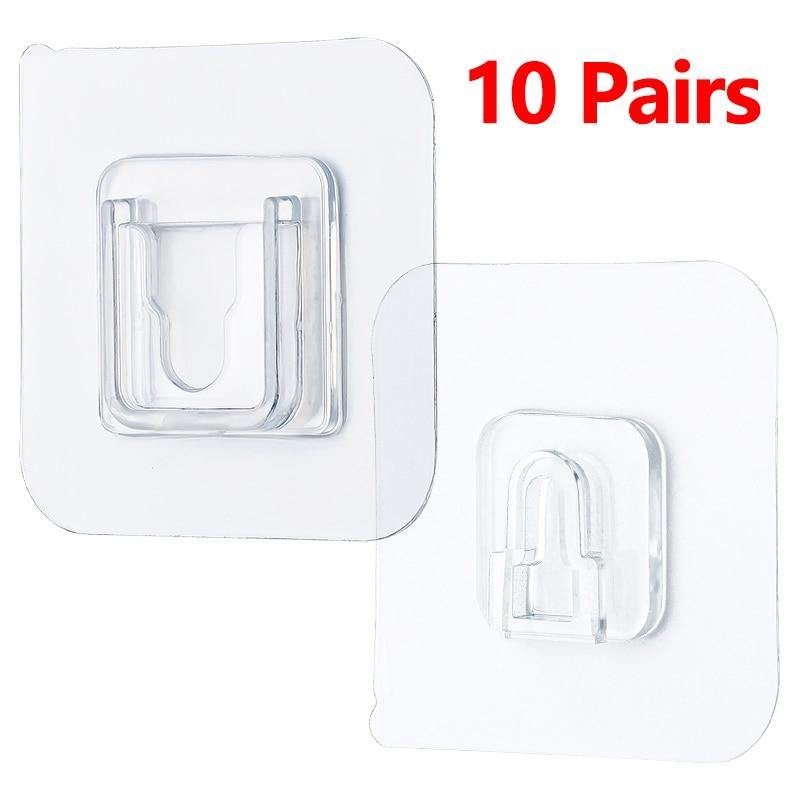 Strong Transparent Suction Cup Wall HOOK Hanger Kitchen Bathroom Accessory - MY STORE LIVING