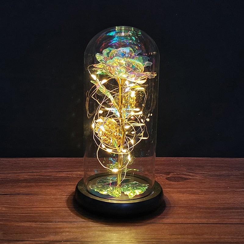 Eternal Rose LED Lights Led Lights String Forever In A Glass Unique Gifts - MyStoreLiving