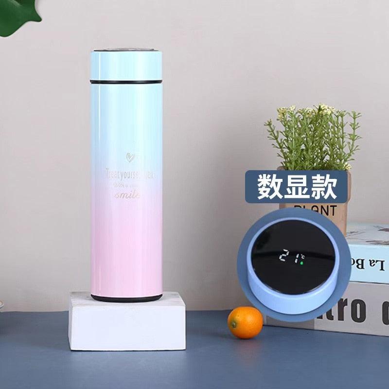 Christmas gift 500ML Intelligent Stainless Steel Thermos Bottle with Temperature Display Smart Water Bottle Thermoses - MyStoreLiving