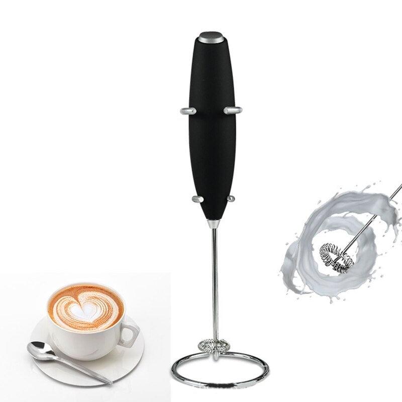 Handheld Milk Frother Electric Hand Foamer Blender Drink Mixer for Coffee Frappe Hot Chocolate Mini Whisk Frother - MyStoreLiving