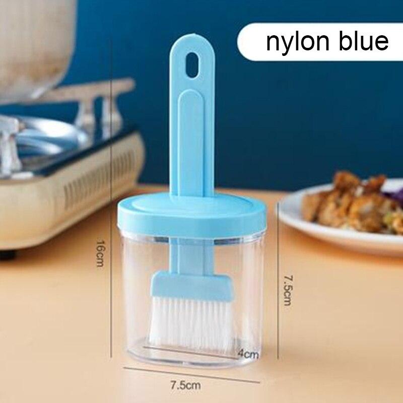 Kitchen Silicone Oil Brush High Temperature Resistant All-in-one Bottle Brush Kitchen Outdoor Barbecue Baking Bread Oil Brush - MyStoreLiving