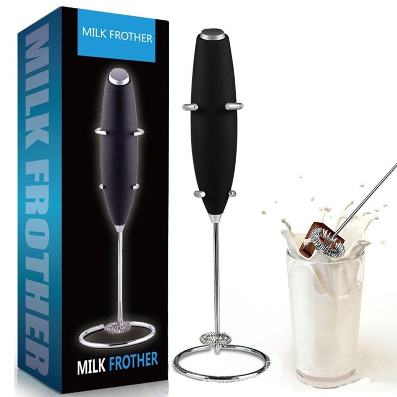 Handheld Milk Frother Electric Hand Foamer Blender Drink Mixer for Coffee Frappe Hot Chocolate Mini Whisk Frother - MyStoreLiving