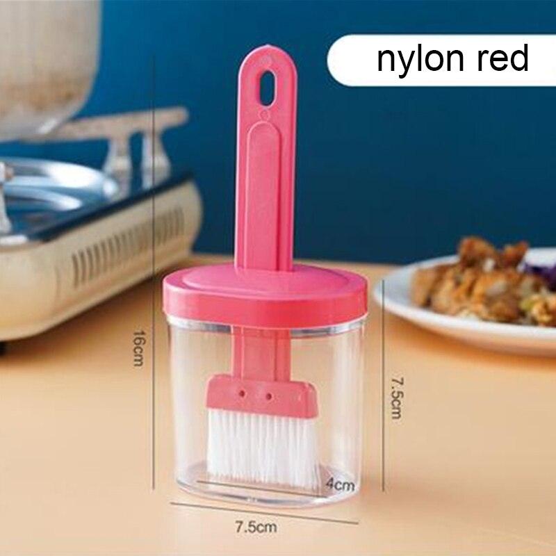 Kitchen Silicone Oil Brush High Temperature Resistant All-in-one Bottle Brush Kitchen Outdoor Barbecue Baking Bread Oil Brush - MyStoreLiving