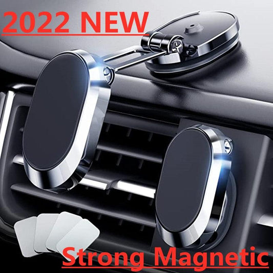 2022 Magnetic Car Phone Holder Magnet Smartphone Mobile Stand Cell GPS For iPhone 14 13 12 Pro Max Xiaomi Mi Huawei Samsung LG - MyStoreLiving