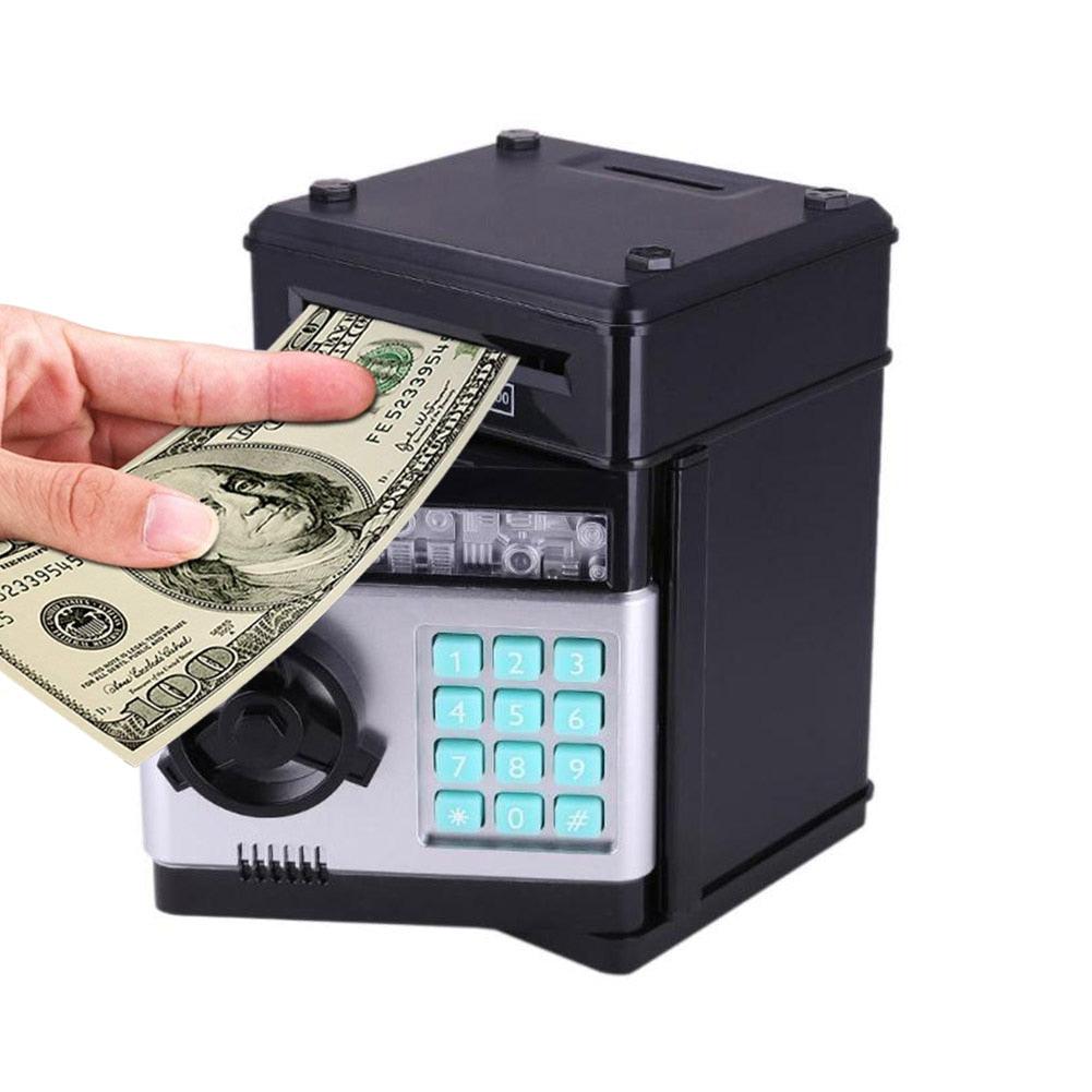 Electronic Password Money Box Lock Money Bank Automatic Coins Cash Saving Money Boxes Counter Mini Safe Coin Box For Child Gifts - MyStoreLiving