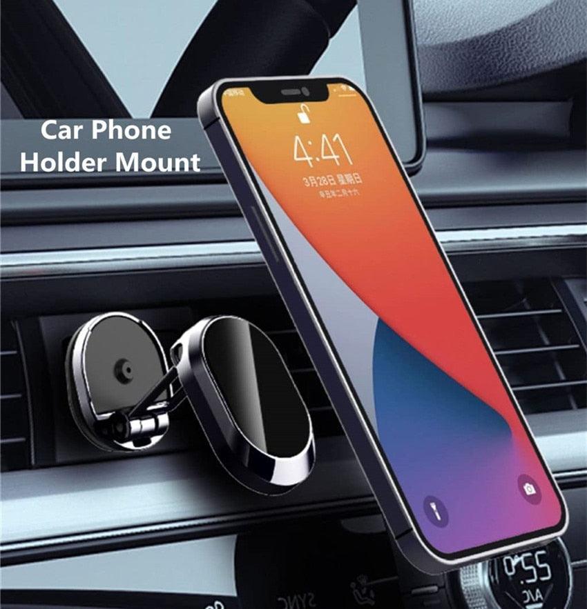 2022 Magnetic Car Phone Holder Magnet Smartphone Mobile Stand Cell GPS For iPhone 14 13 12 Pro Max Xiaomi Mi Huawei Samsung LG - MyStoreLiving