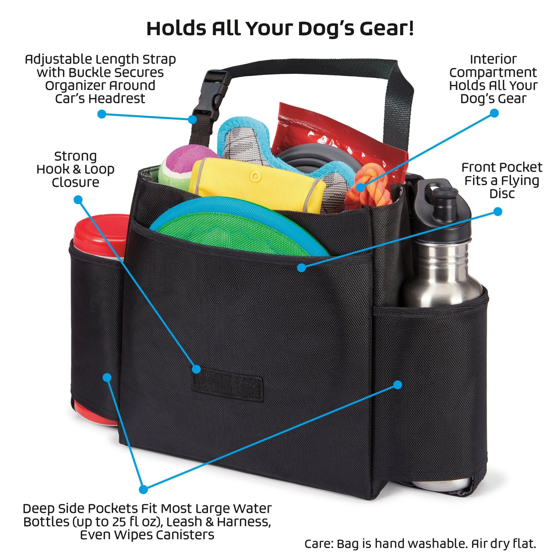 Mobile Dog Gear Car Seat Back Organizer - MyStoreLiving