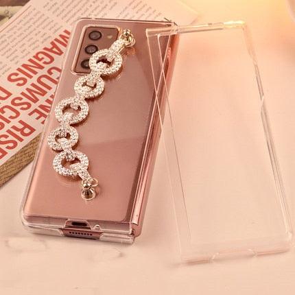 Bling Crystal Pearl Diamond Bracelet Hand Chain Case Cover - MyStoreLiving
